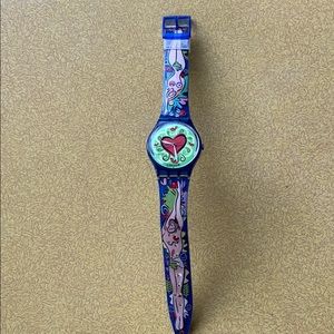 Adam and Eve Swatch watch